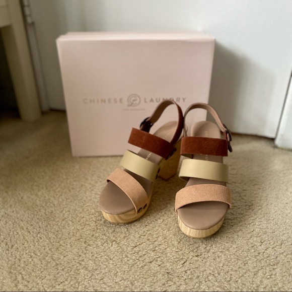 Chinese Laundry multicolor strap heels - Picture 4 of 8